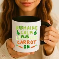 Letttuce Romaine Calm Leaf Vegetable Vegetarian Vegan Cool Gift Coffee Mug thumb 3