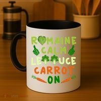 Letttuce Romaine Calm Leaf Vegetable Vegetarian Vegan Cool Gift Coffee Mug thumb 4
