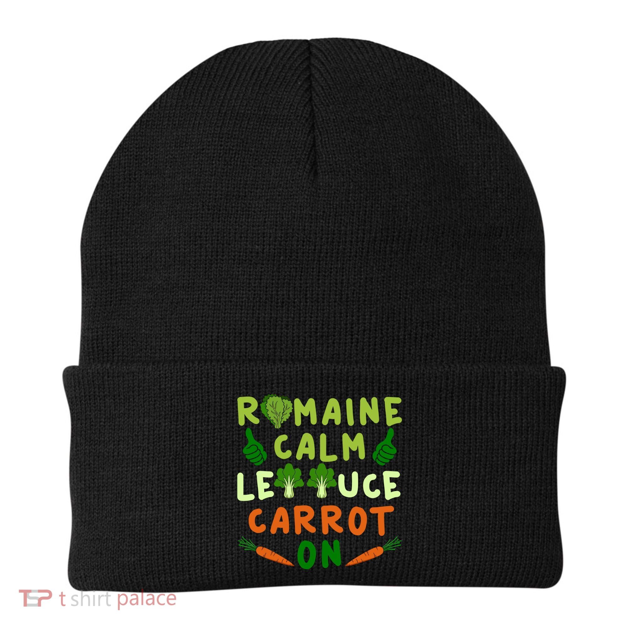 Letttuce Romaine Calm Leaf Vegetable Vegetarian Vegan Cool Gift Beanie