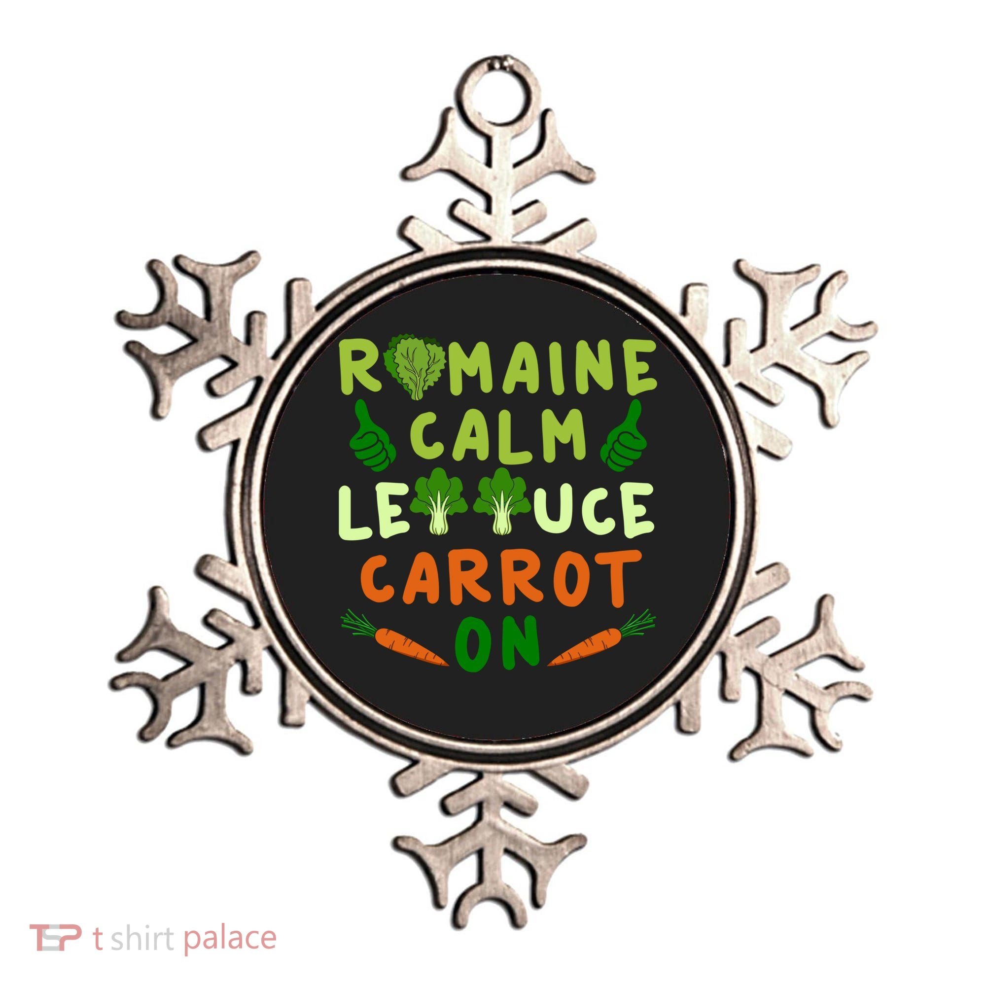 Letttuce Romaine Calm Leaf Vegetable Vegetarian Vegan Cool Gift Ornament