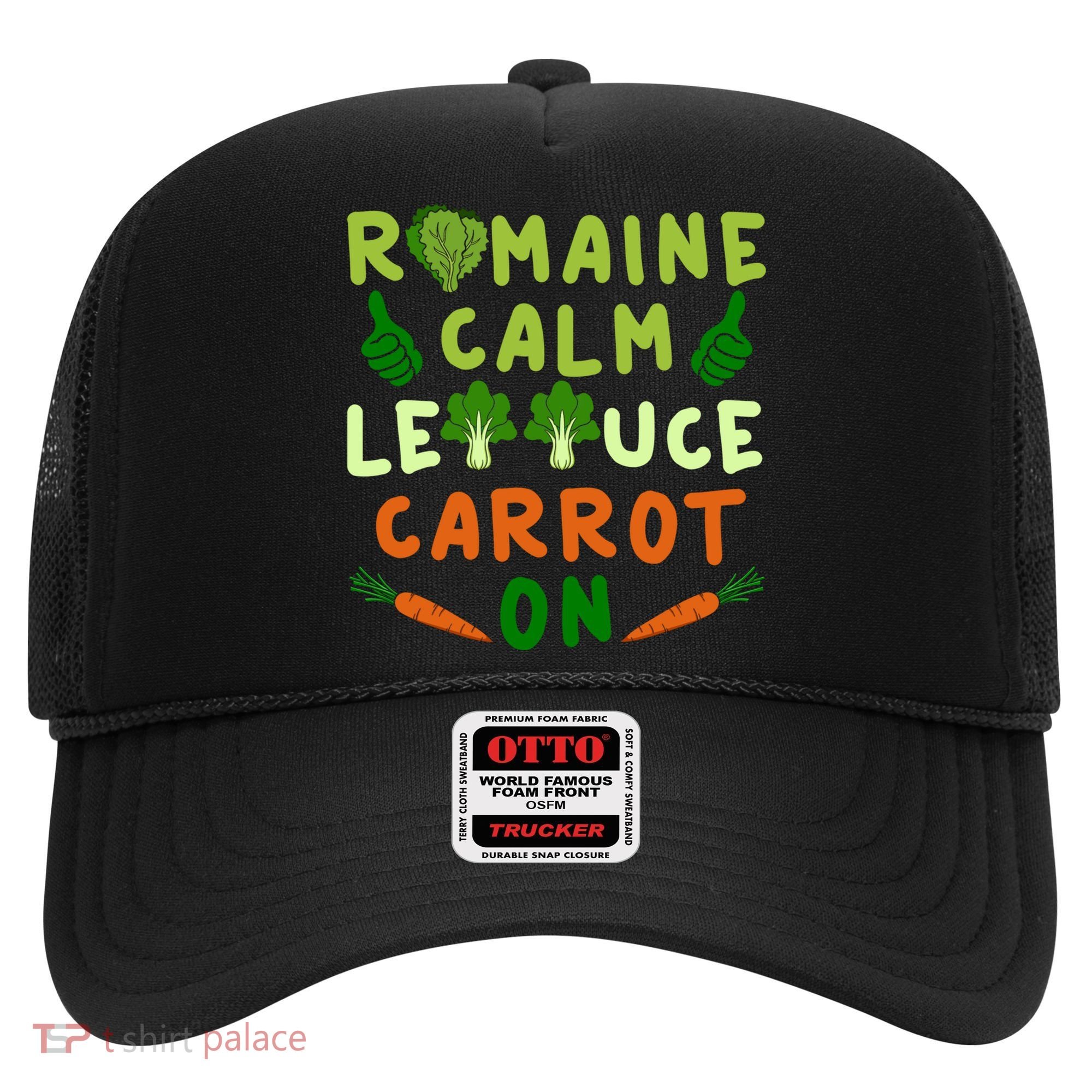 Letttuce Romaine Calm Leaf Vegetable Vegetarian Vegan Cool Gift Hat