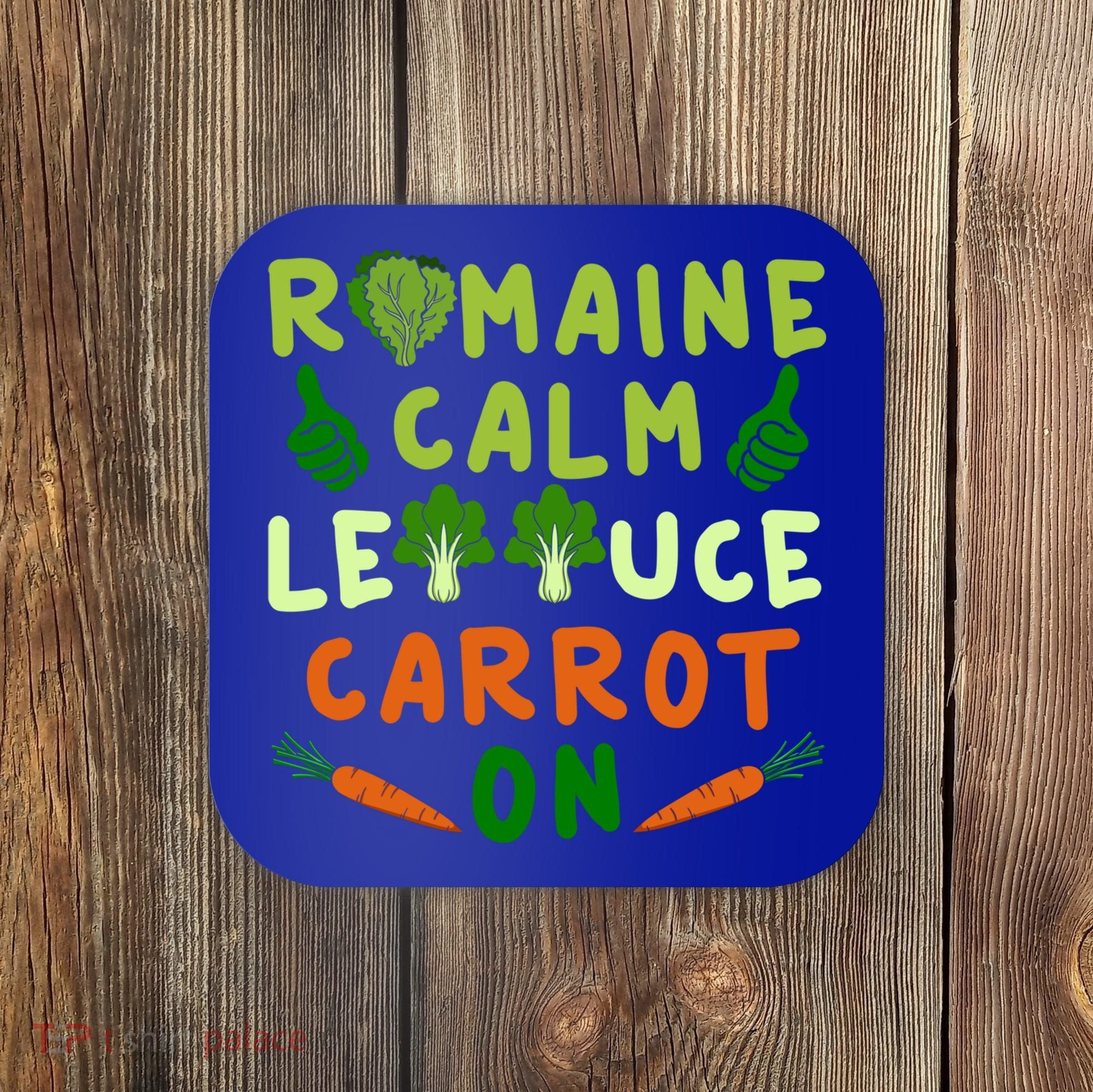 Letttuce Romaine Calm Leaf Vegetable Vegetarian Vegan Cool Gift Coaster