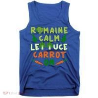 Letttuce Romaine Calm Leaf Vegetable Vegetarian Vegan Cool Gift Tank Top thumb 0