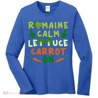 Letttuce Romaine Calm Leaf Vegetable Vegetarian Vegan Cool Gift Women's Long Sleeve Shirt thumb 0
