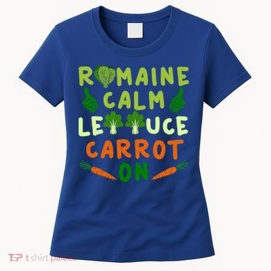 Letttuce Romaine Calm Leaf Vegetable Vegetarian Vegan Cool Gift Women's T-Shirt