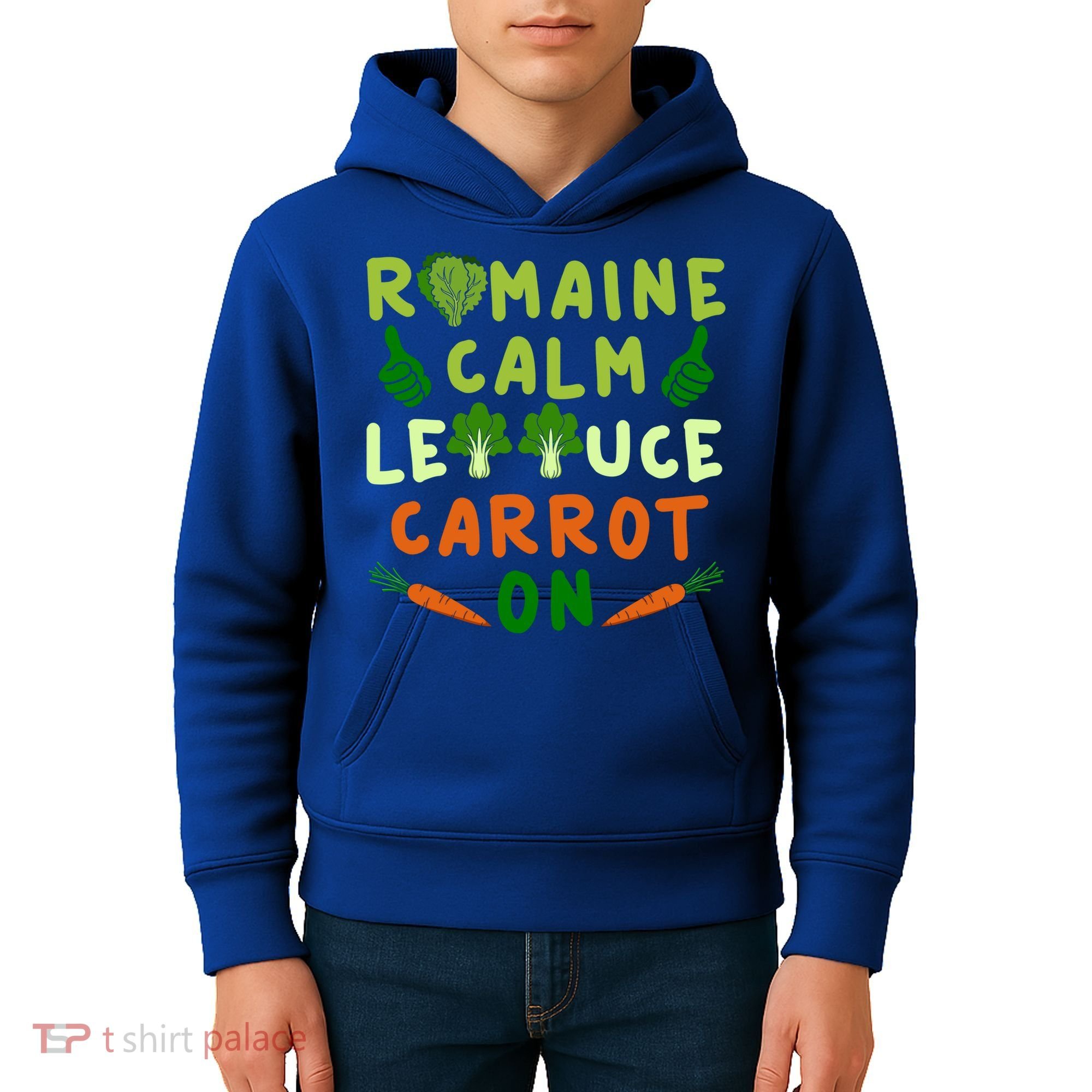 Letttuce Romaine Calm Leaf Vegetable Vegetarian Vegan Cool Gift Kids Hoodie