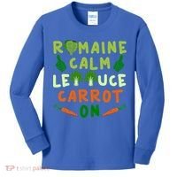 Letttuce Romaine Calm Leaf Vegetable Vegetarian Vegan Cool Gift Kids Long Sleeve Shirt thumb 0