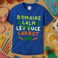 Letttuce Romaine Calm Leaf Vegetable Vegetarian Vegan Cool Gift Kids T-Shirt thumb 3