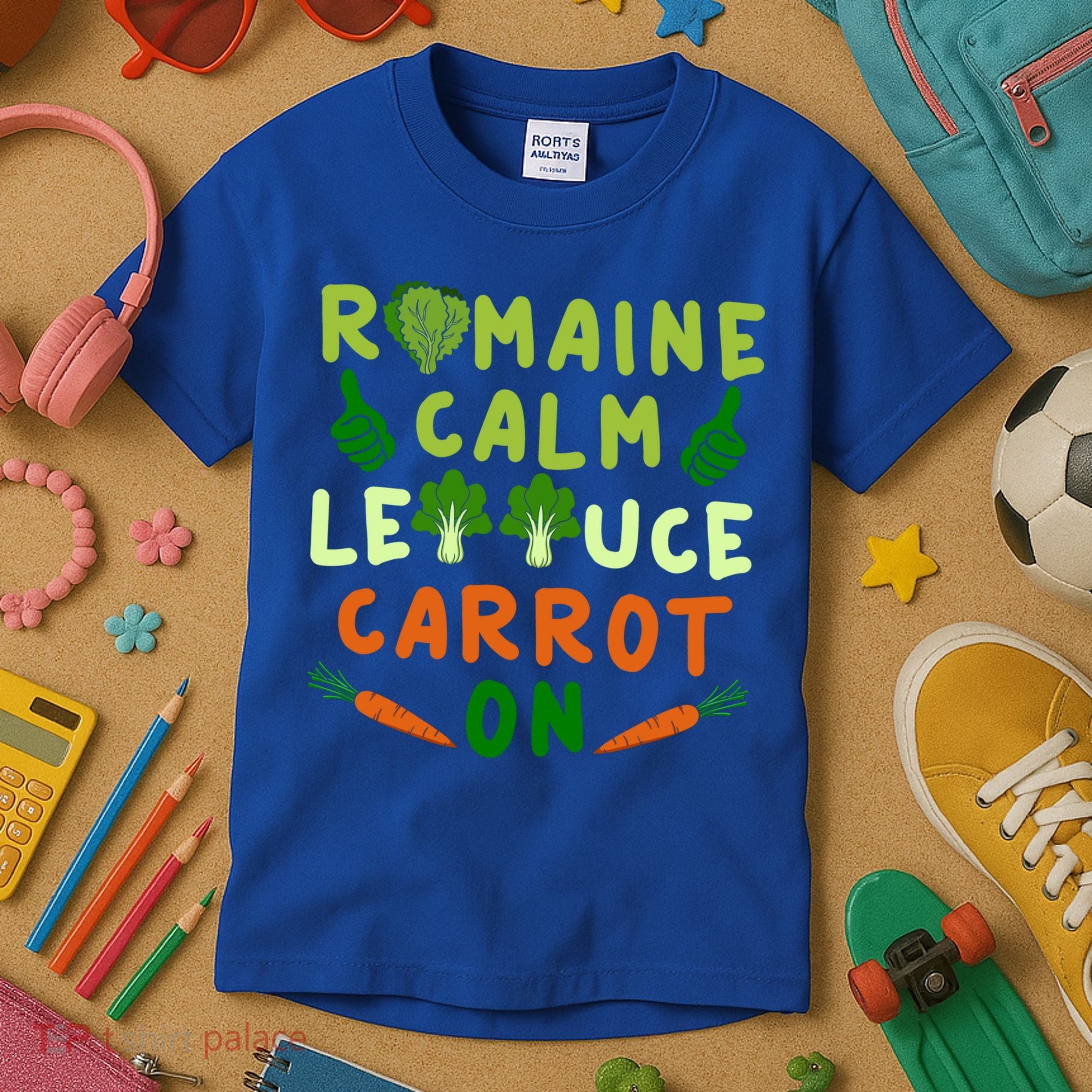 Letttuce Romaine Calm Leaf Vegetable Vegetarian Vegan Cool Gift Kids T-Shirt