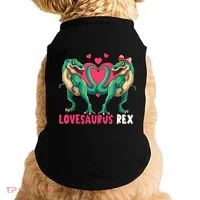 Lovesaurus Rex Cute Gift Doggie Tank thumb 0