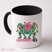 Lovesaurus Rex Cute Gift Coffee Mug thumb 0