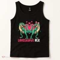 Lovesaurus Rex Cute Gift Tank Top thumb 2