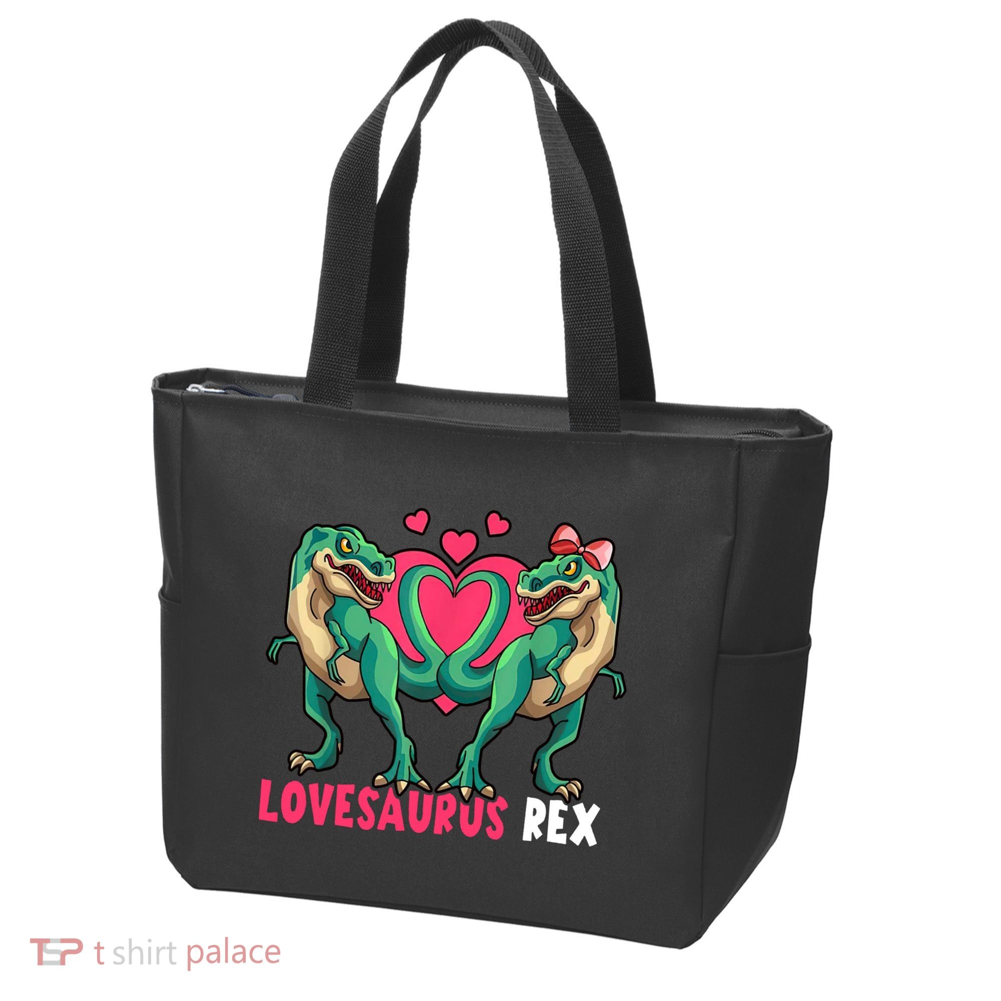 Lovesaurus Rex Cute Gift Tote Bag