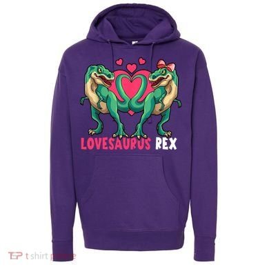 Lovesaurus Rex Cute Gift Hoodie