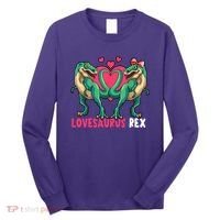 Lovesaurus Rex Cute Gift Long Sleeve Shirt thumb 0