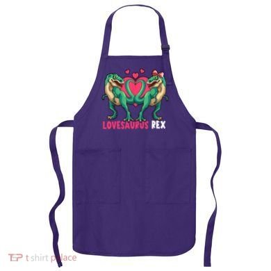 Lovesaurus Rex Cute Gift Apron
