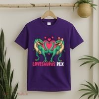 Lovesaurus Rex Cute Gift T-Shirt thumb 2