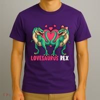 Lovesaurus Rex Cute Gift T-Shirt thumb 3