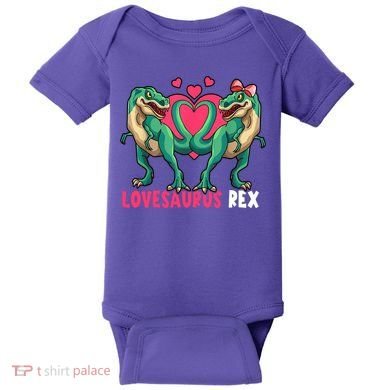 Lovesaurus Rex Cute Gift Baby Bodysuit