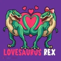 Lovesaurus Rex Cute Gift Women's Long Sleeve Shirt thumb 2