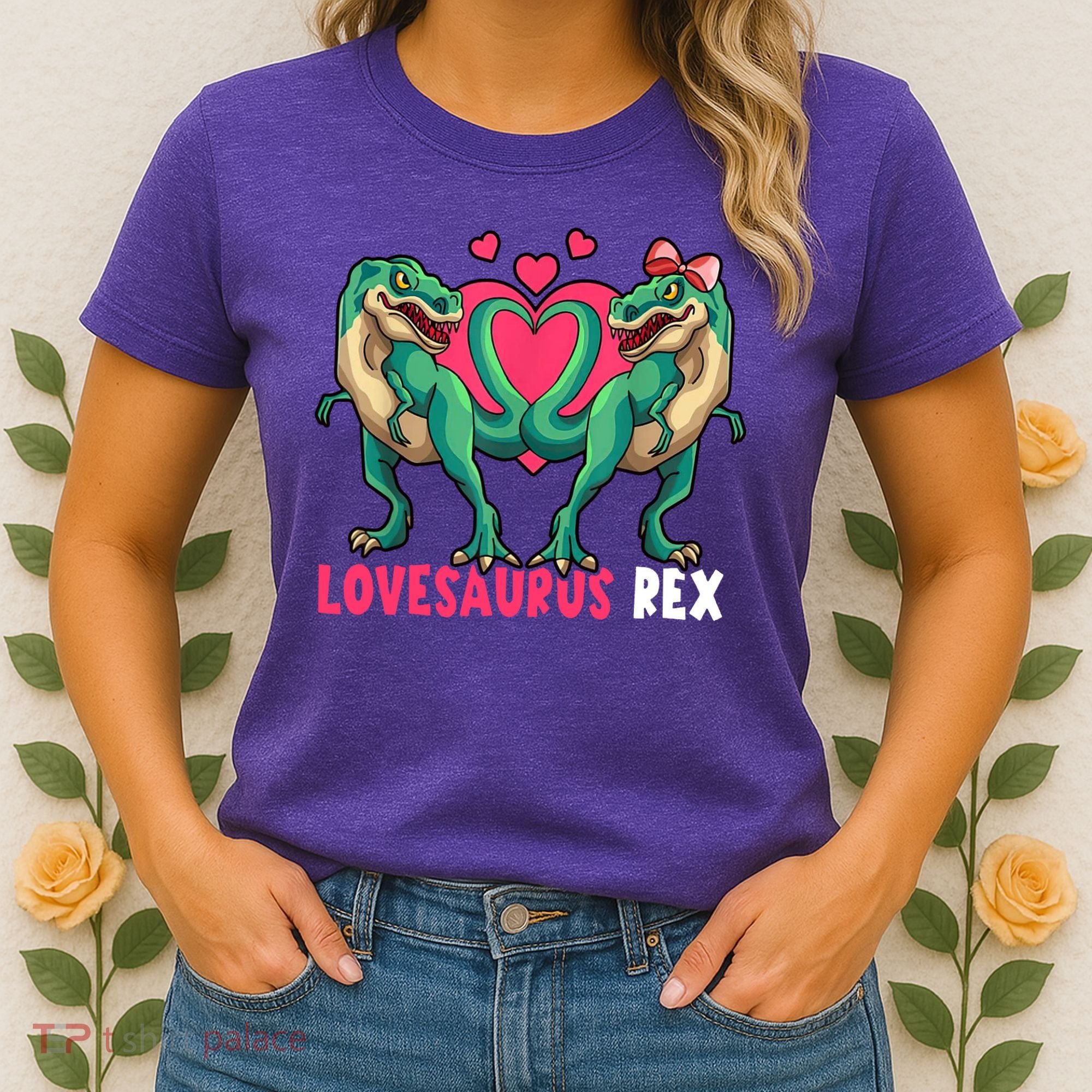 Lovesaurus Rex Cute Gift Women's T-Shirt
