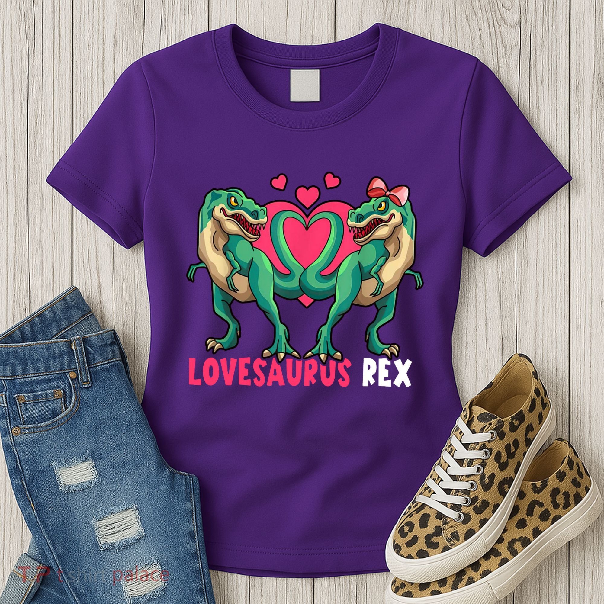 Lovesaurus Rex Cute Gift Women's T-Shirt