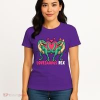 Lovesaurus Rex Cute Gift Women's T-Shirt thumb 4