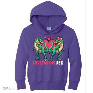 Lovesaurus Rex Cute Gift Kids Hoodie
