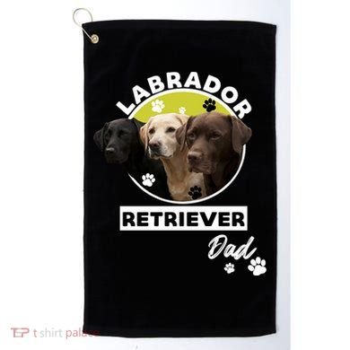 Labrador Retriever Dog Dad Golf Towel