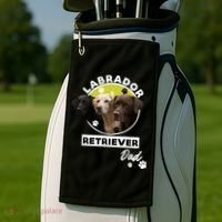 Labrador Retriever Dog Dad Golf Towel thumb 2