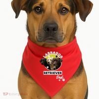 Labrador Retriever Dog Dad USA-Made Doggie Bandana thumb 1