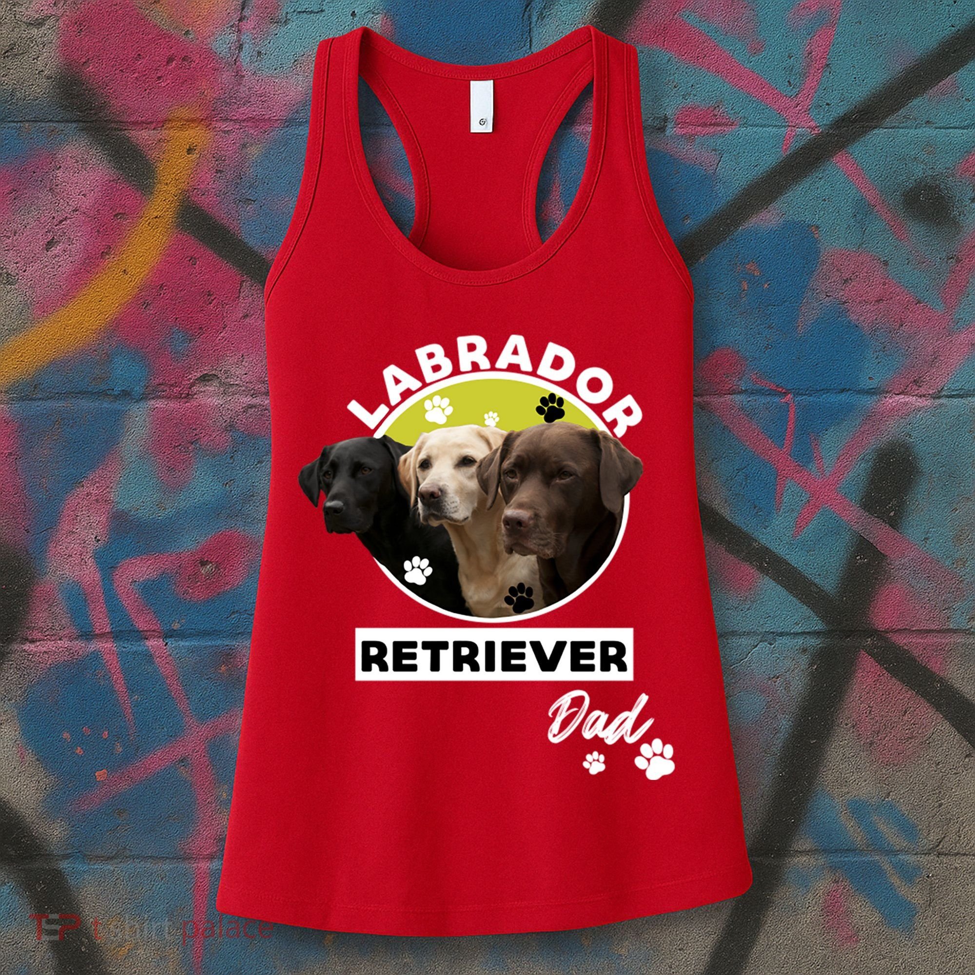 Labrador Retriever Dog Dad Women's Tank Top