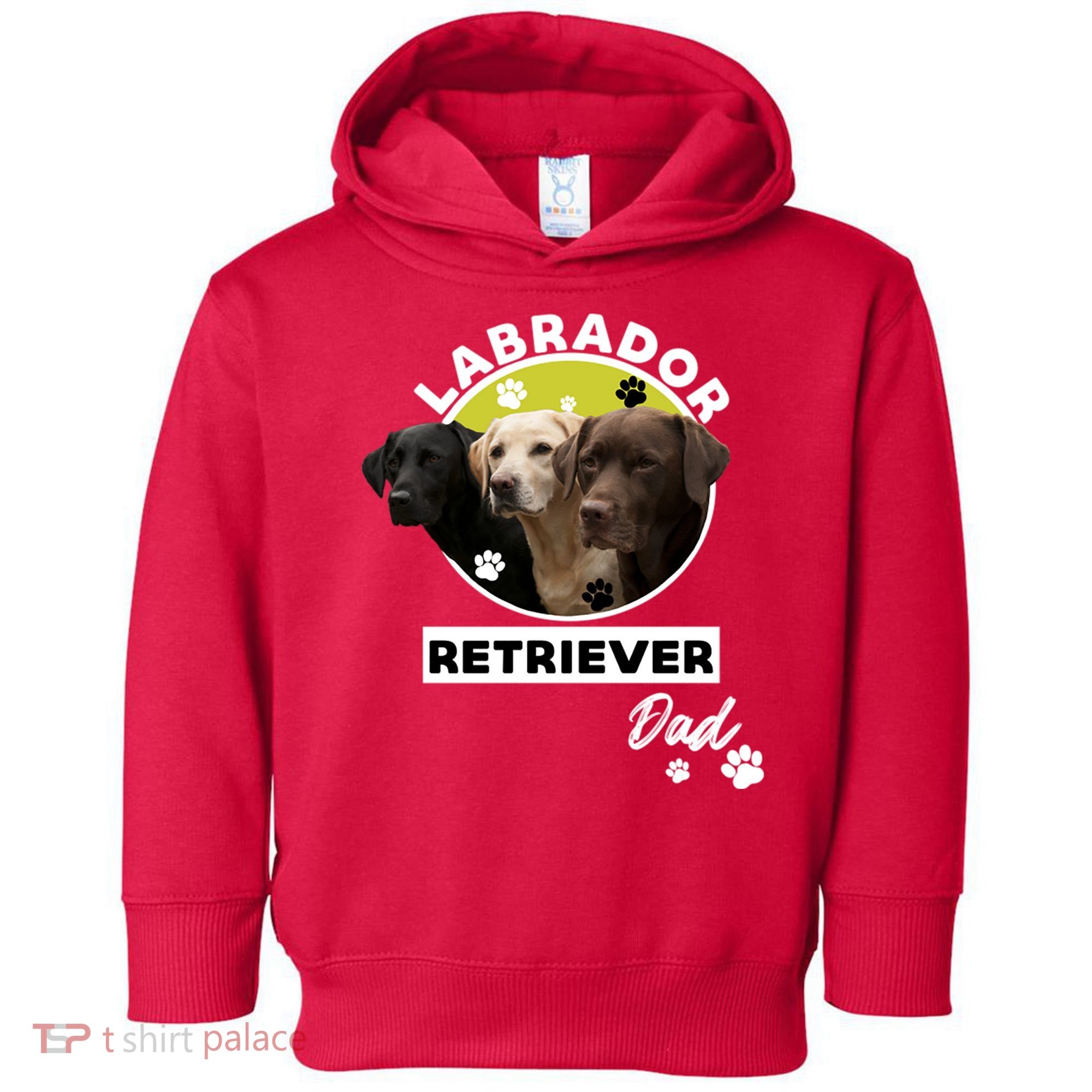 Labrador Retriever Dog Dad Toddler Hoodie