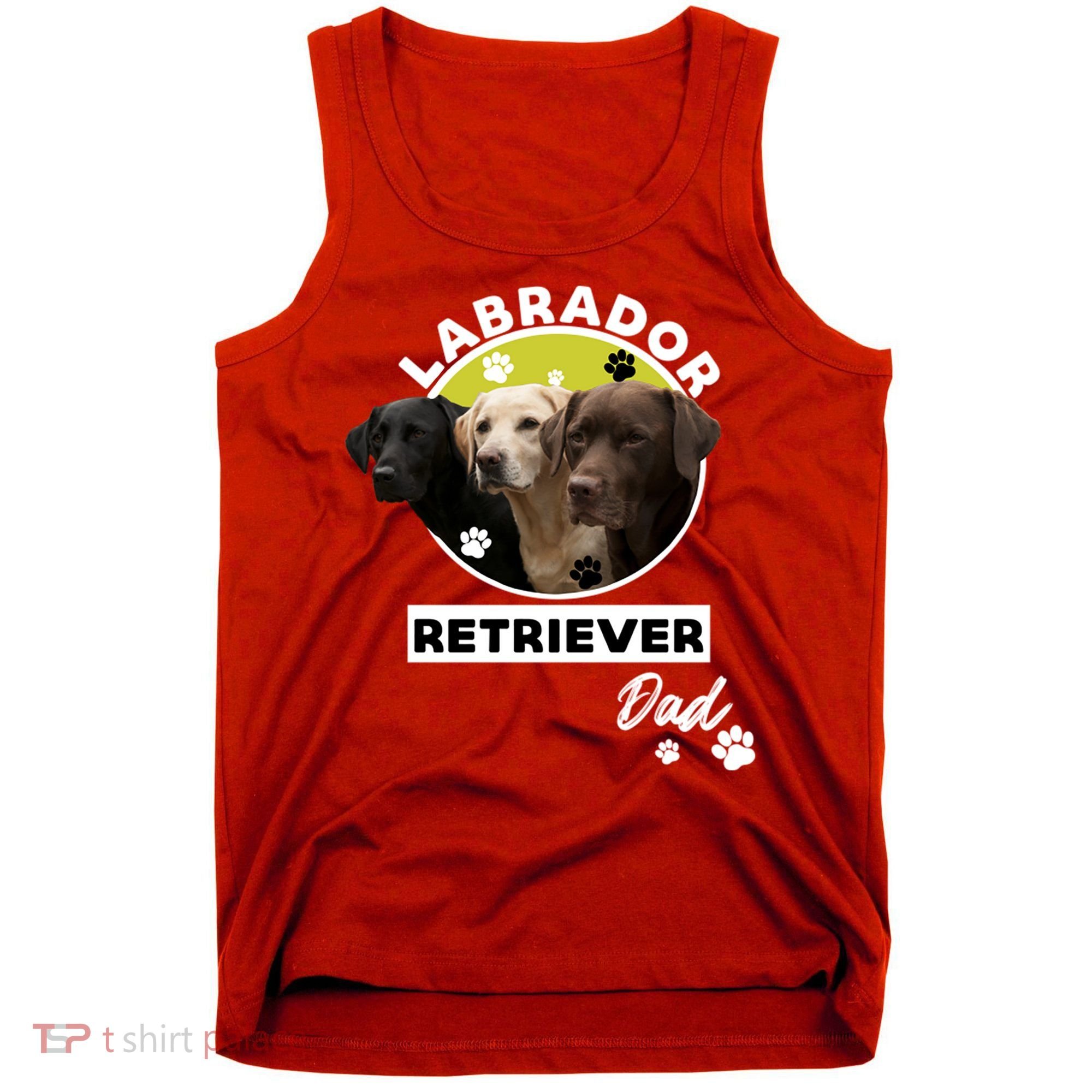 Labrador Retriever Dog Dad Tank Top