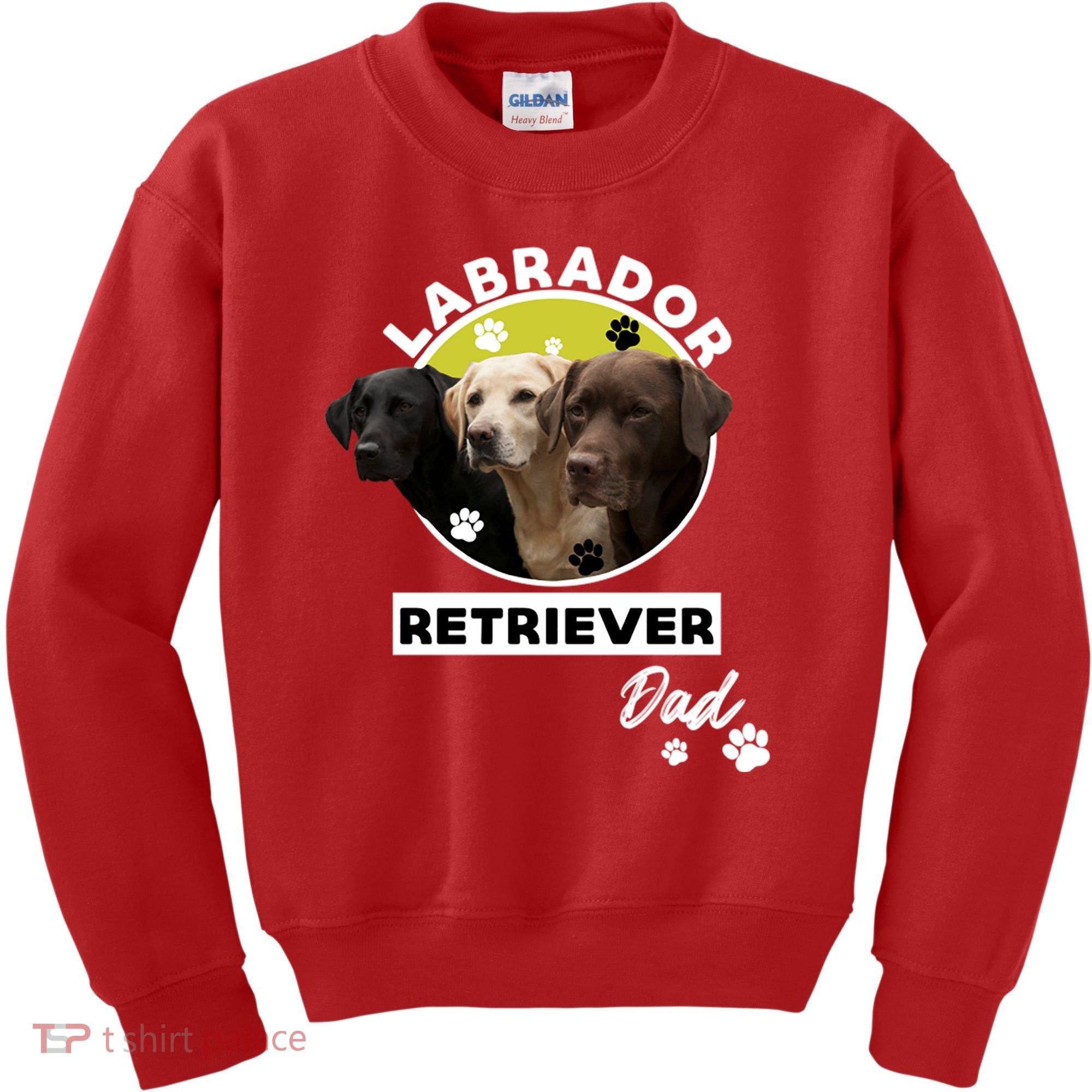 Labrador Retriever Dog Dad Kids Sweatshirt