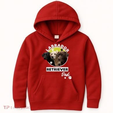 Labrador Retriever Dog Dad Kids Hoodie