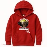 Labrador Retriever Dog Dad Kids Hoodie thumb 0