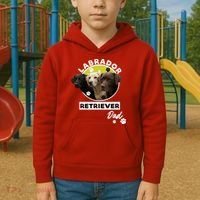 Labrador Retriever Dog Dad Kids Hoodie thumb 2