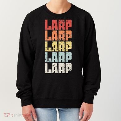 Larp Retro Distressed Larping Women's Sweatshirt