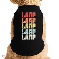 Larp Retro Distressed Larping Doggie Tank thumb 0