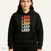 Larp Retro Distressed Larping Hoodie thumb 5