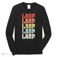 Larp Retro Distressed Larping Long Sleeve Shirt thumb 0