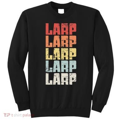 Larp Retro Distressed Larping Sweatshirt