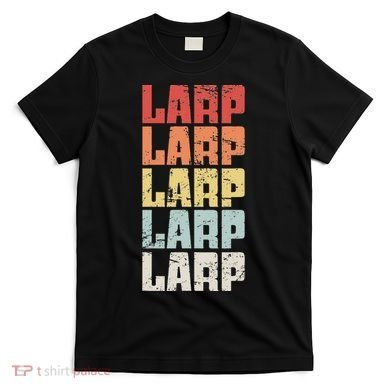 Larp Retro Distressed Larping T-Shirt