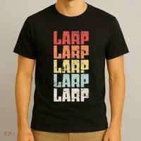 Larp Retro Distressed Larping T-Shirt thumb 3