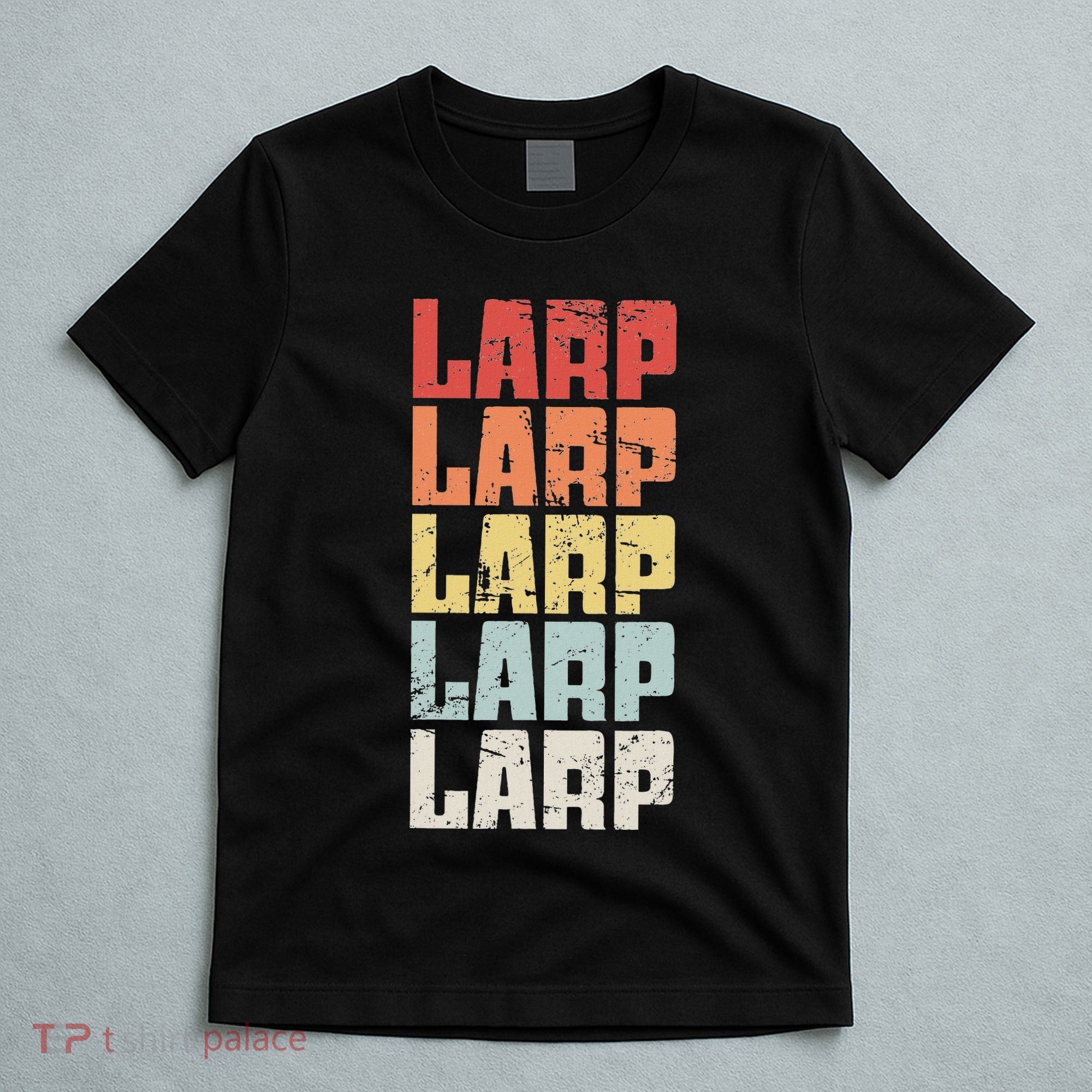 Larp Retro Distressed Larping T-Shirt