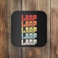Larp Retro Distressed Larping Coaster thumb 0