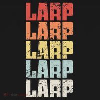 Larp Retro Distressed Larping Polo thumb 3