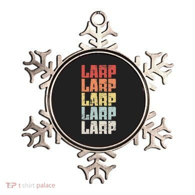 Larp Retro Distressed Larping Ornament