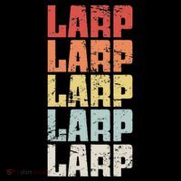 Larp Retro Distressed Larping Ornament thumb 1
